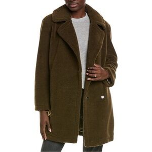 NWT VELVET BY‎ GRAHAM & SPENCER Christine Coat Size XS in Olive Green